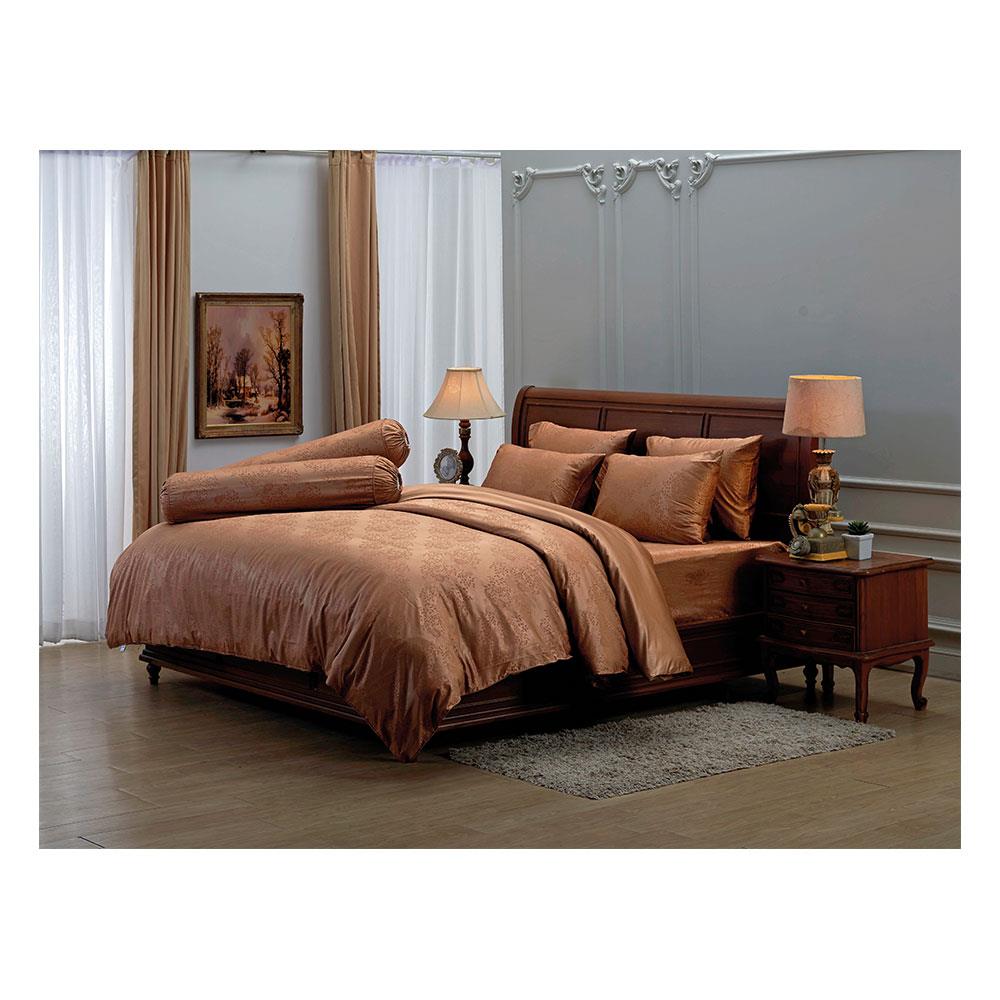 ชุดผ้าปูที่นอน 6 ฟุต 6 ชิ้น JESSICA SILK SHINE 22033-QS745