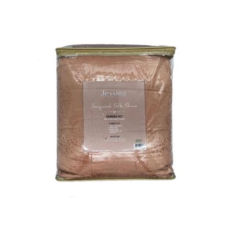 ชุดผ้าปูที่นอน 6 ฟุต 6 ชิ้น JESSICA SILK SHINE 22033-QS745_4