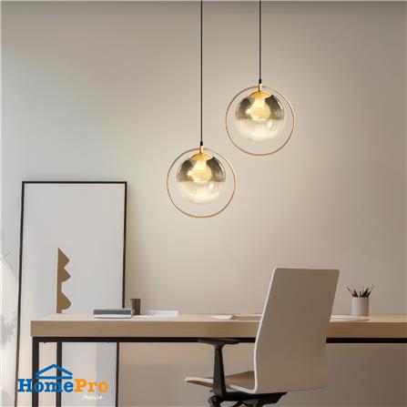 ไฟช่อ CARINI P200722-1 สีดำ/ทอง 1 หัว_3