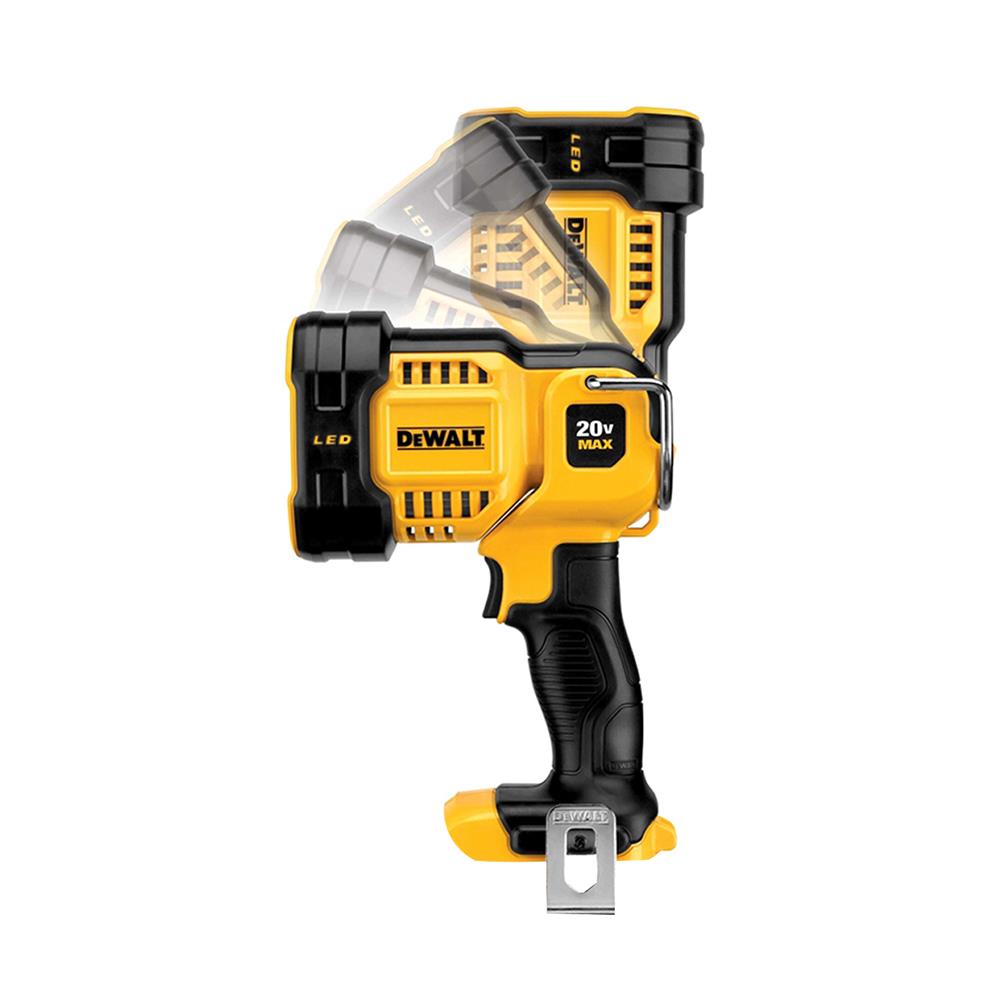 ไฟฉายสปอร์ตไลท์ (ไม่รวมแบตเตอรี่และแท่นชาร์จ) DEWALT DCL043N-KR 20 โวลต์