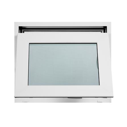 หน้าต่างบานกระทุ้ง ไวนิล มุ้ง WINDSOR 60X50 ซม. สีขาว_1