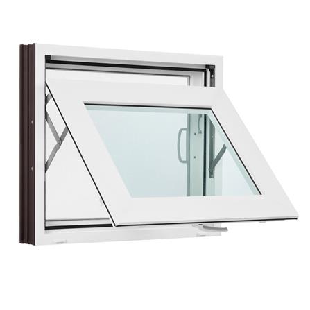 หน้าต่างบานกระทุ้ง ไวนิล มุ้ง WINDSOR 60X50 ซม. สีขาว_2