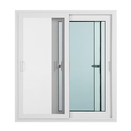 หน้าต่างบานเลื่อน ไวนิล S-S มุ้ง WINDSOR 100X110 ซม. สีขาว_1