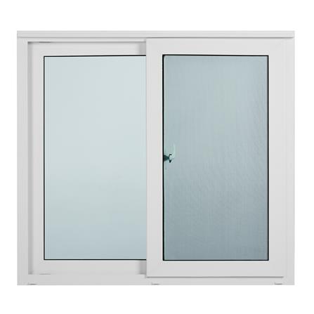 หน้าต่างบานเลื่อน ไวนิล S-S มุ้ง WINDSOR 120X110 ซม. สีขาว_3