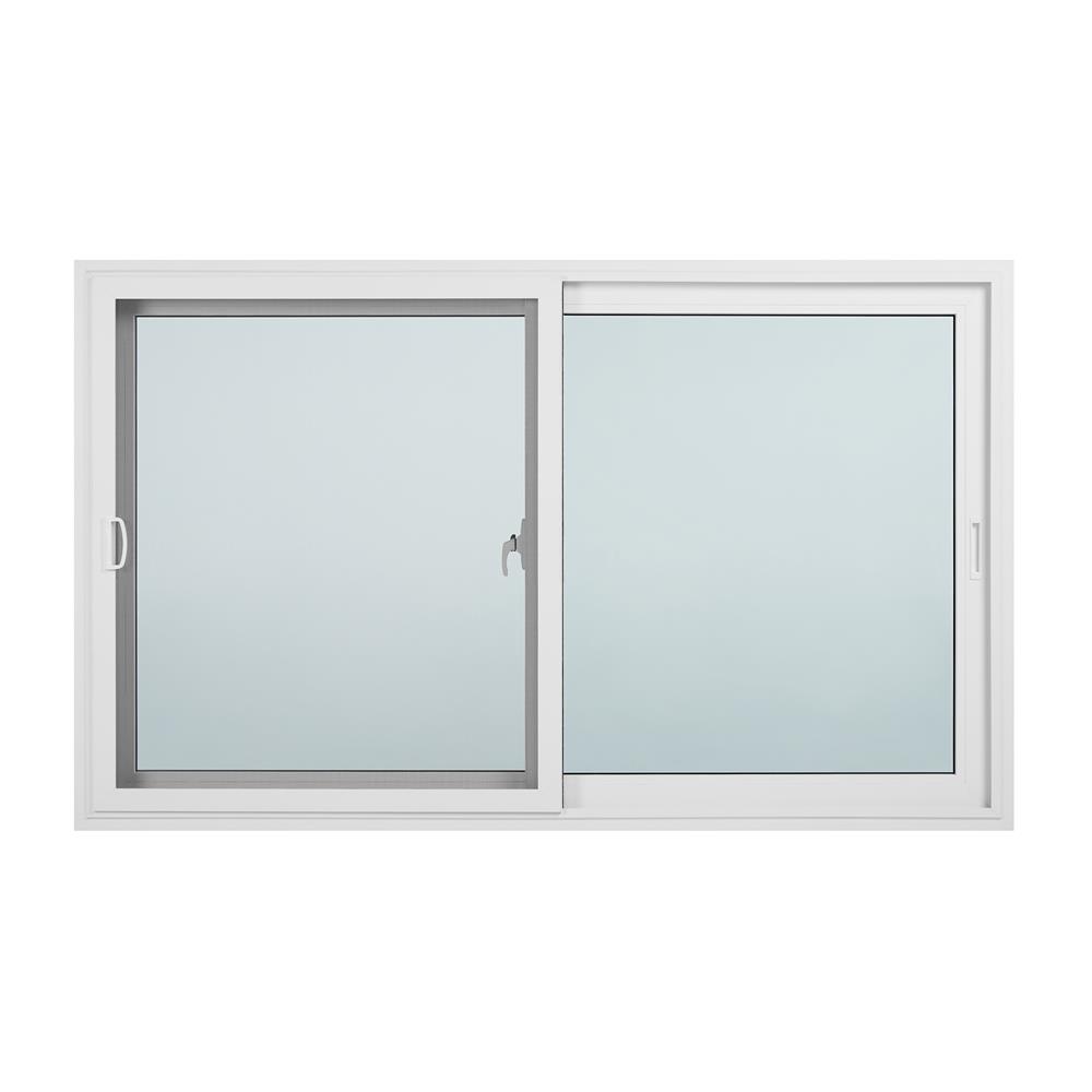 หน้าต่างบานเลื่อน ไวนิล S-S มุ้ง WINDSOR 180X110 ซม. สีขาว