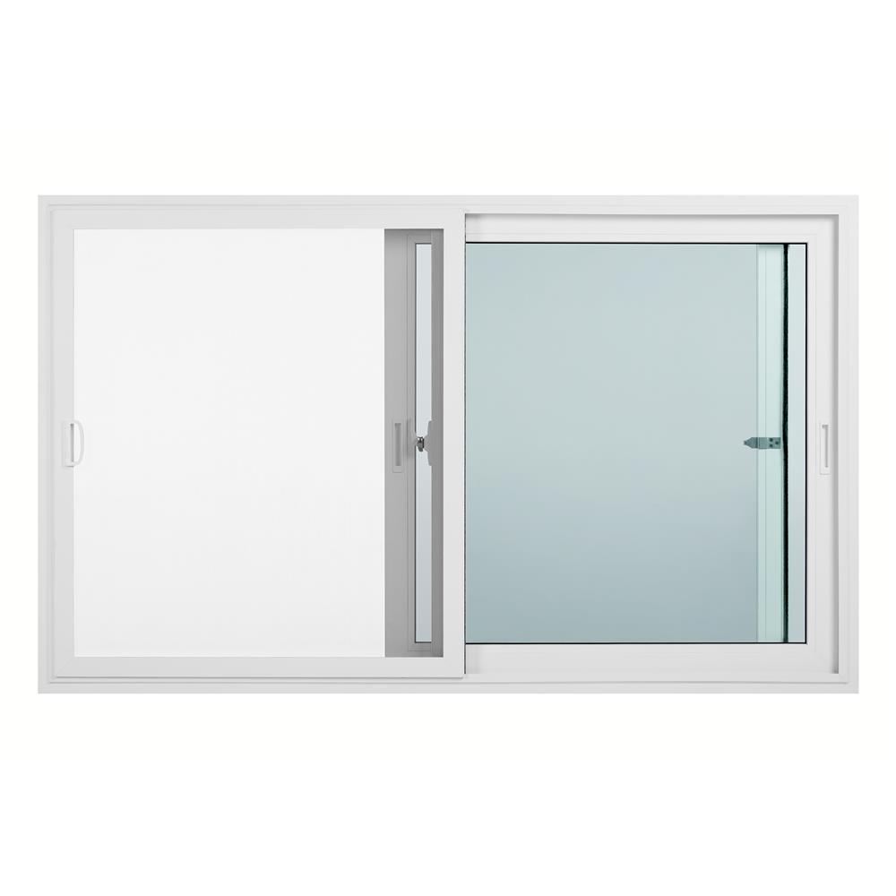 หน้าต่างบานเลื่อน ไวนิล S-S มุ้ง WINDSOR 180X110 ซม. สีขาว