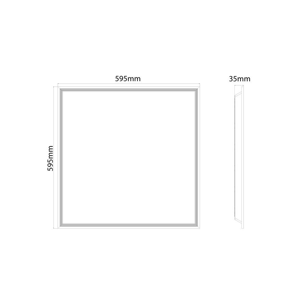 โคมฝังฝ้า LED SHINING PANEL LIGHT PNC 40 วัตต์ DAYLIGHT 60X60 ซม.