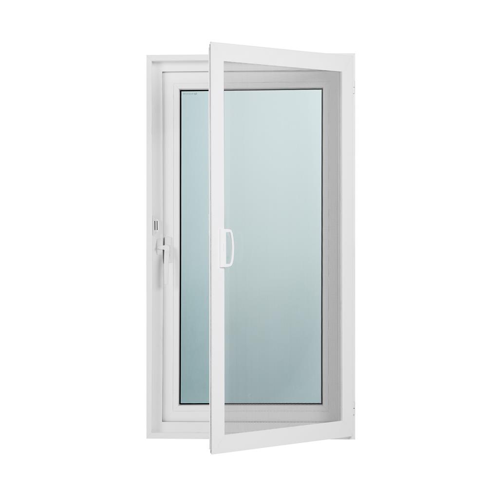 หน้าต่างบานเปิด ไวนิล มุ้ง WINDSOR 60X110 ซม. สีขาว