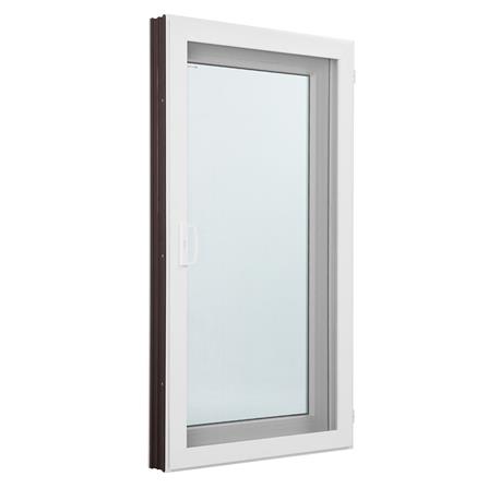 หน้าต่างบานเปิด ไวนิล มุ้ง WINDSOR 60X110 ซม. สีขาว_3
