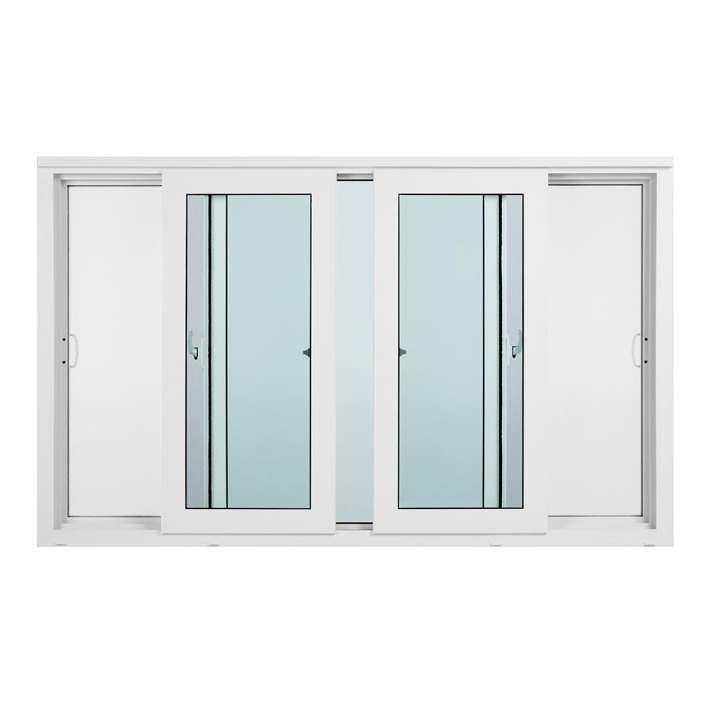 หน้าต่างบานเลื่อน ไวนิล S-F-S มุ้ง WINDSOR 180X110 ซม. สีขาว