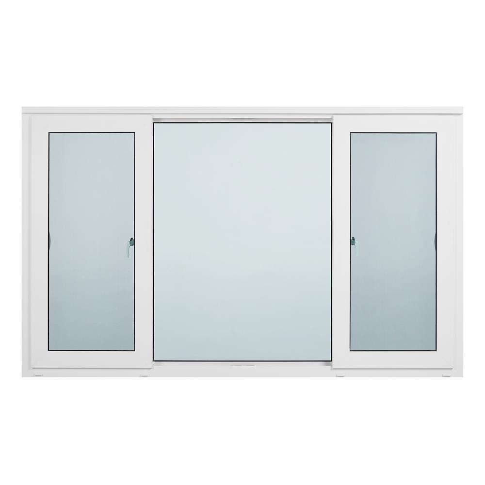 หน้าต่างบานเลื่อน ไวนิล S-F-S มุ้ง WINDSOR 180X110 ซม. สีขาว