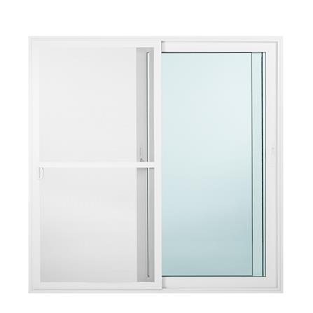 ประตูบานเลื่อน ไวนิล S-S มุ้ง WINDSOR 200X202 ซม. สีขาว_2