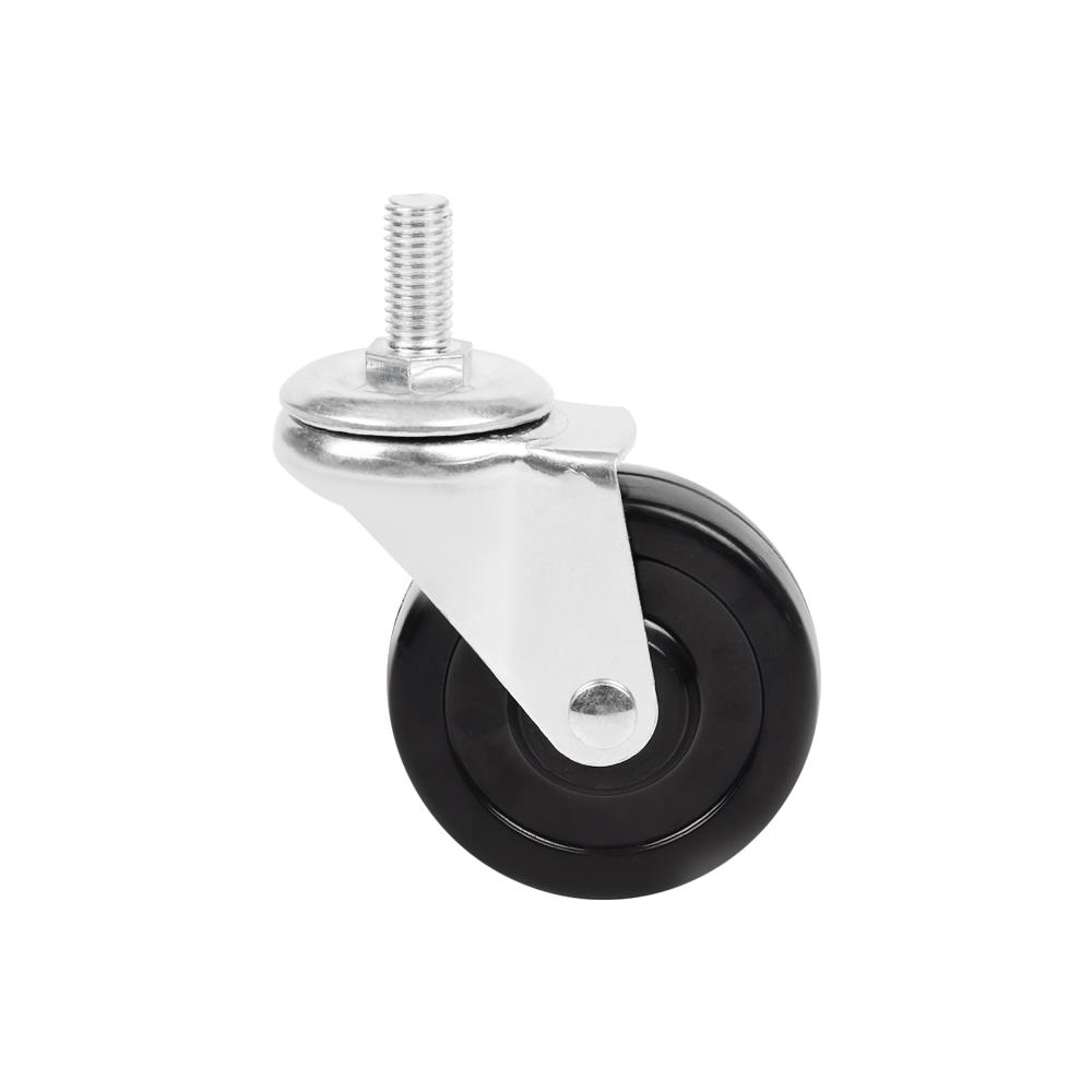 ลูกล้อยาง DEXZON 197075-M12 3 นิ้ว สีดำ