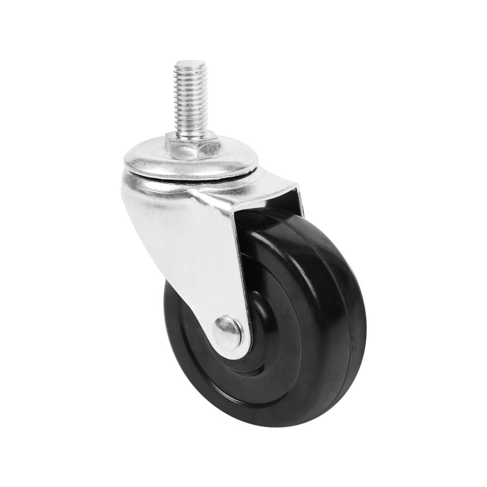 ลูกล้อยาง DEXZON 197075-M12 3 นิ้ว สีดำ