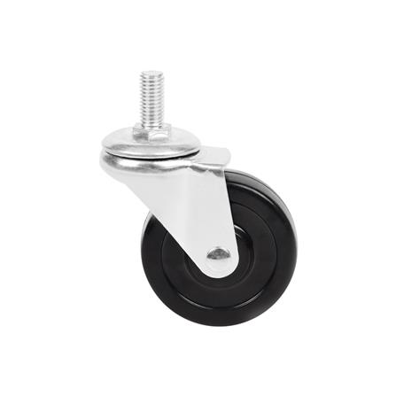 ลูกล้อยาง DEXZON 197075-M12 3 นิ้ว สีดำ_0