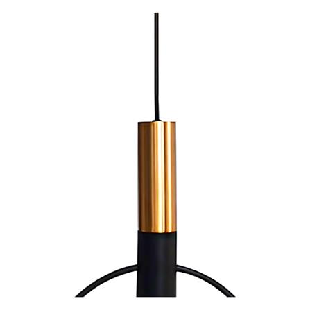 ไฟช่อ CARINI P200937-1 สีดำ/ทอง 1 หัว_2