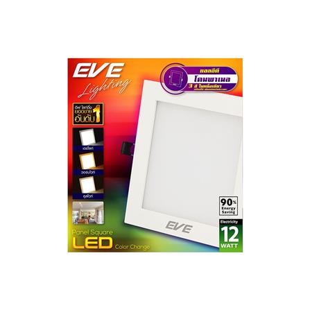 ดาวน์ไลท์ LED EVE 595965 6.6 นิ้ว 12 วัตต์ DAYLIGHT/COOL WHITE/WARM WHITE สีขาว_1