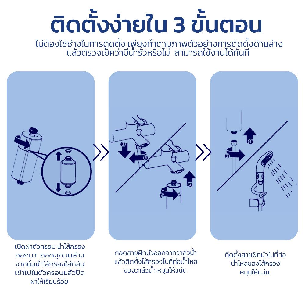 ตัวกรองอาบน้ำ PHILIPS AWP1775