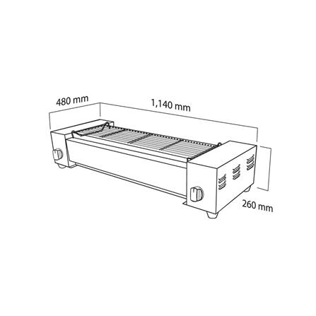 เตาย่าง LUCKY FLAME LF-120FG_2