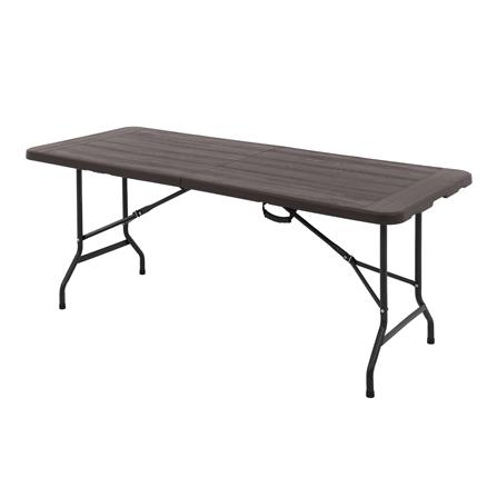 โต๊ะพับครึ่งลายไม้ SPRING HDPE 180 ซม.