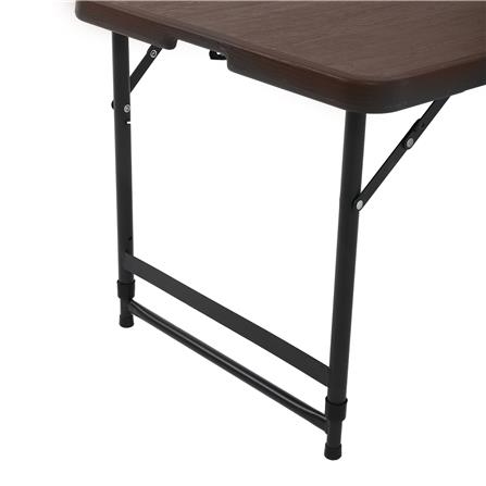 โต๊ะพับครึ่งลายไม้ HDPE 3 ระดับ SPRING 118 ซม._3