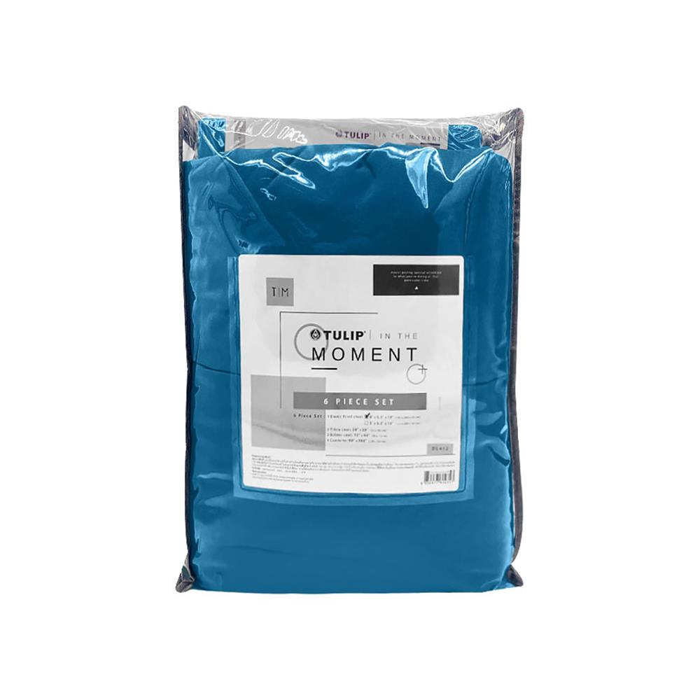 ชุดผ้าปูที่นอน 6 ฟุต 6 ชิ้น TULIP IN THE MOMENT 60235-DL407