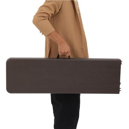 ม้านั่งพับครึ่งลายไม้ SPRING HDPE 180 ซม._7