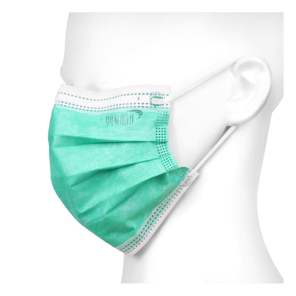 หน้ากากอนามัยการแพทย์ YAMADA 3031 สีเขียว 50 ชิ้น