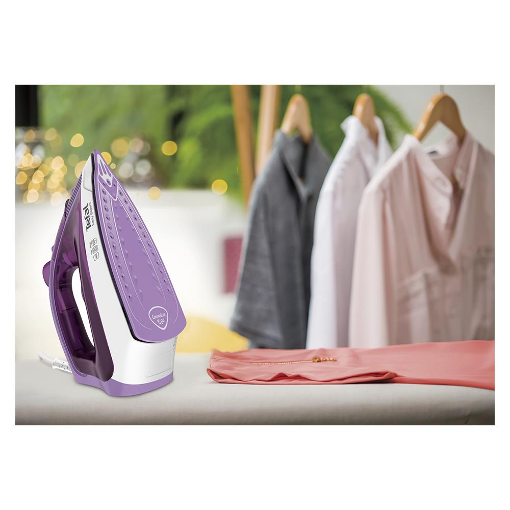 เตารีดไอน้ำ TEFAL FV1953T0 สีม่วง/ขาว 220 มล.