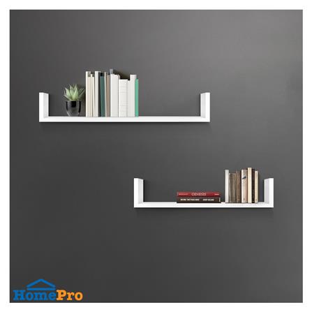 ชั้นติดผนัง U SHAPE STACKO COZI 80x15x10 ซม. สีขาว_3