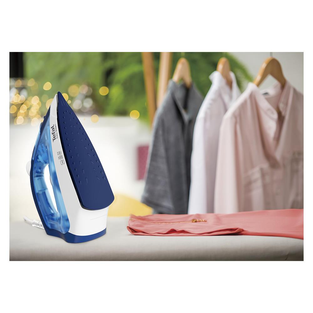 เตารีดไอน้ำ TEFAL FV1941T0 สีน้ำเงิน/ขาว 220 มล.