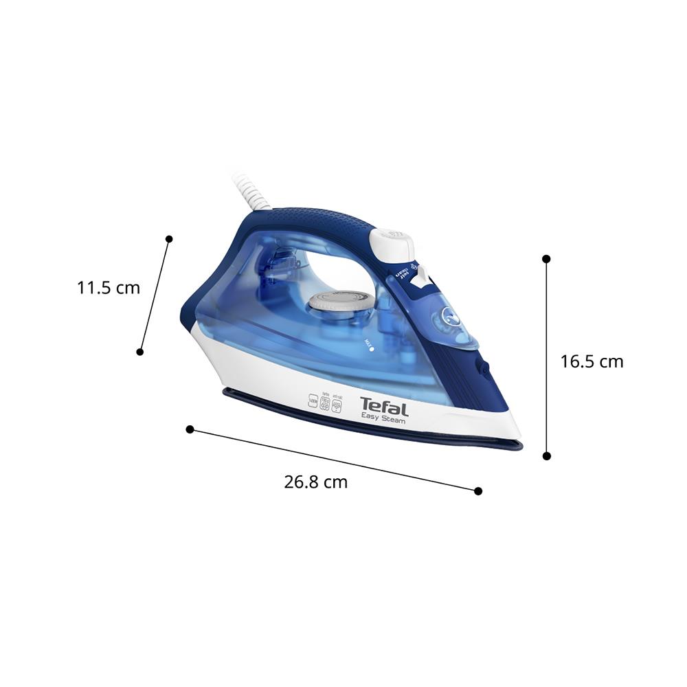 เตารีดไอน้ำ TEFAL FV1941T0 สีน้ำเงิน/ขาว 220 มล.