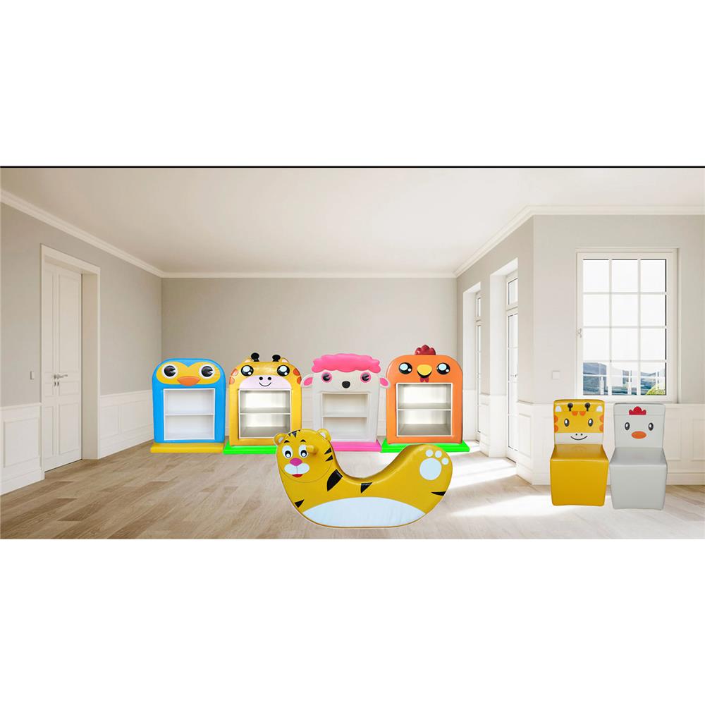 ชั้นวางของเด็กมินิแบบตั้งพื้น PLAY SANOOK แกะ สีขาว/ชมพู