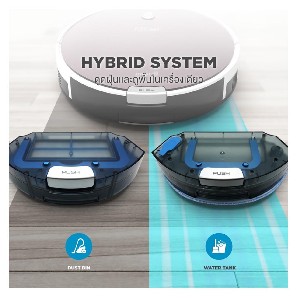 เครื่องดูดฝุ่นหุ่นยนต์ MISTER ROBOT HYBRID WIFI+CORDLESS