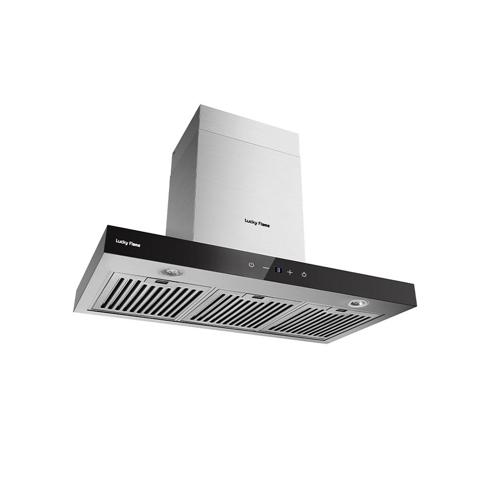 เตาฝัง+เครื่องดูดควัน LUCKY FLAME LGS942+RG971T