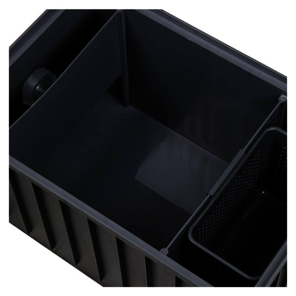 ถังดักไขมัน DEXZON ECO PP 30 ลิตร สีดำ