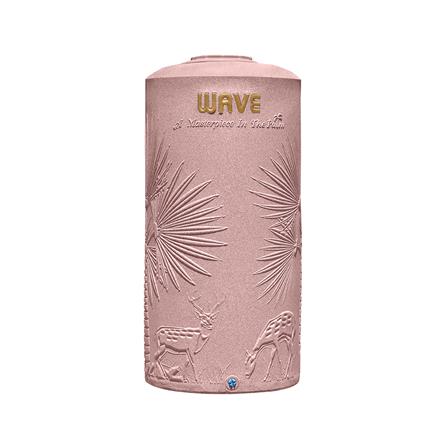 ถังเก็บน้ำ WAVE THE PALM 500 ลิตร สีทรายชมพู