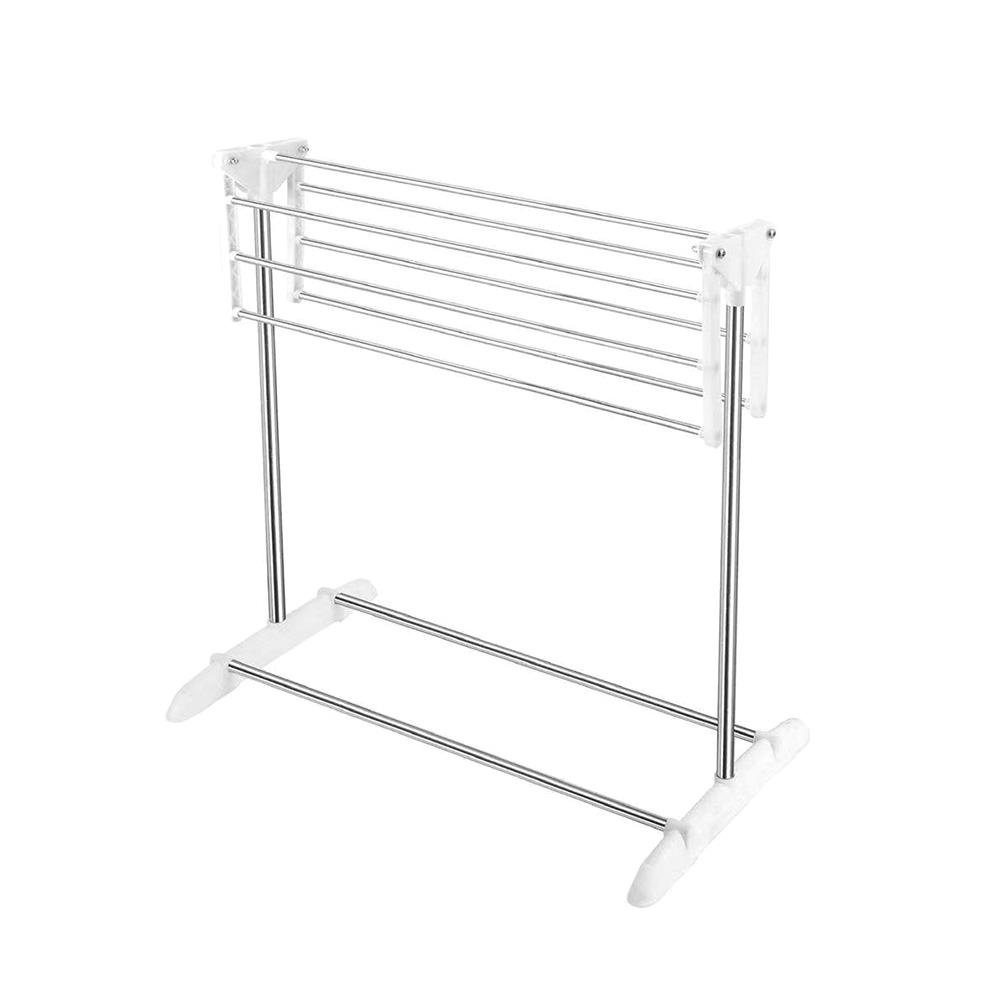 ราวแขวนผ้าแบบกางปีก PLIM 75x51x80ซม. สีขาว