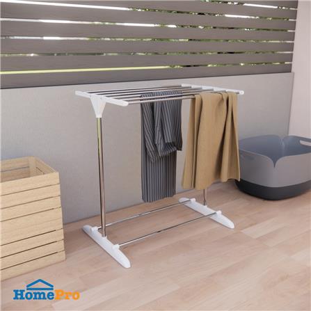 ราวแขวนผ้าแบบกางปีก PLIM 75x51x80ซม. สีขาว_2