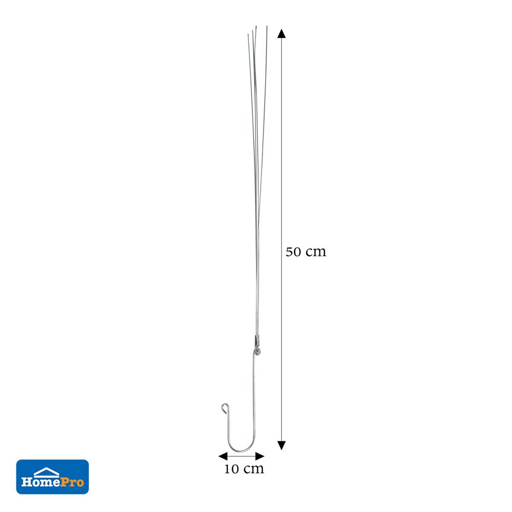 ลวดแขวนกล้วยไม้ SPRING 4 สาย 50 ซม. แพ็ก 6 เส้น