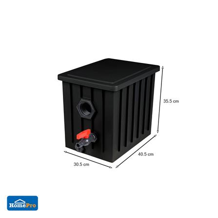 ถังดักไขมัน DEXZON ECO PP 15 ลิตร สีดำ_5