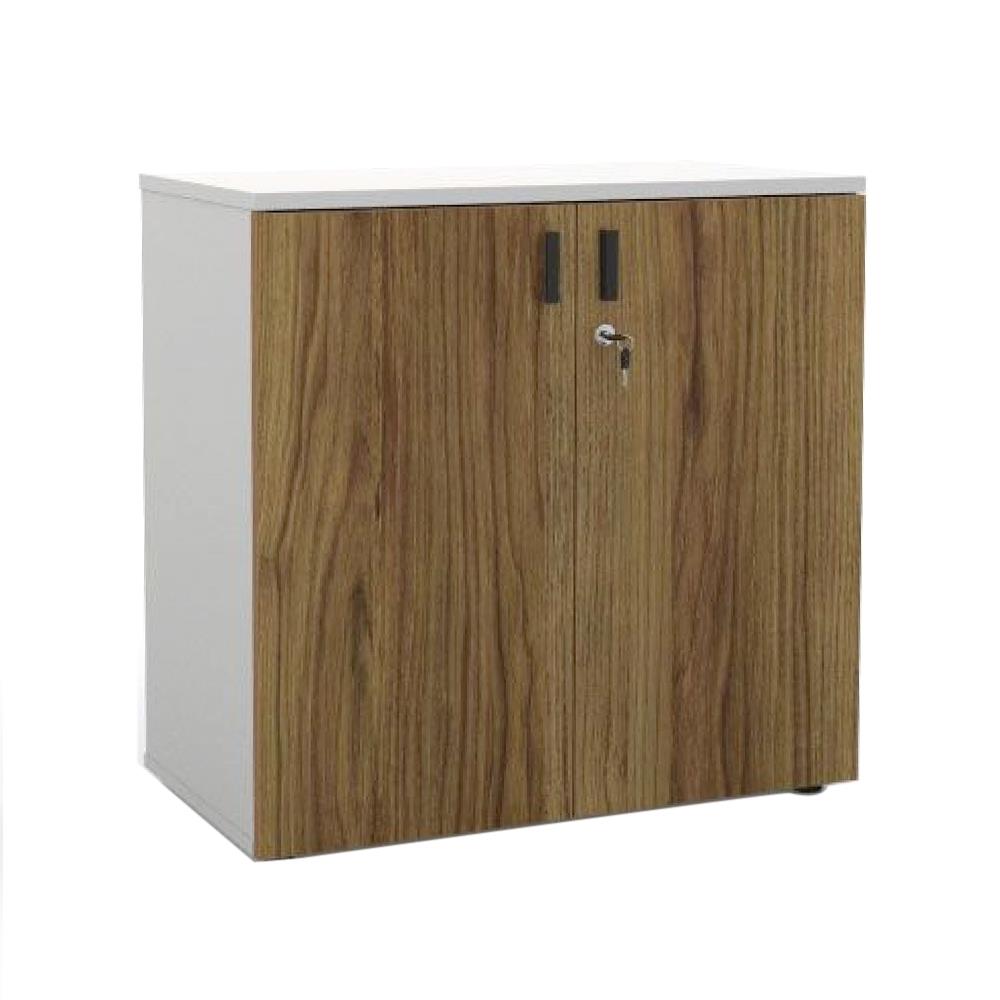 ตู้ 2 บานเปิด ERGOTREND CS75 สี VINTAGE OAK/ขาว