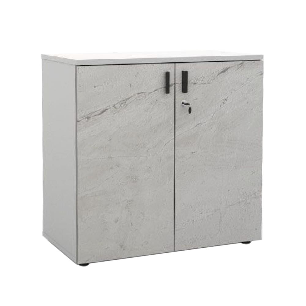 ตู้ 2 บานเปิด ERGOTREND CS75 สี GRANITE/ขาว