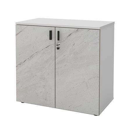 ตู้ 2 บานเปิด ERGOTREND CS75 สี GRANITE/ขาว