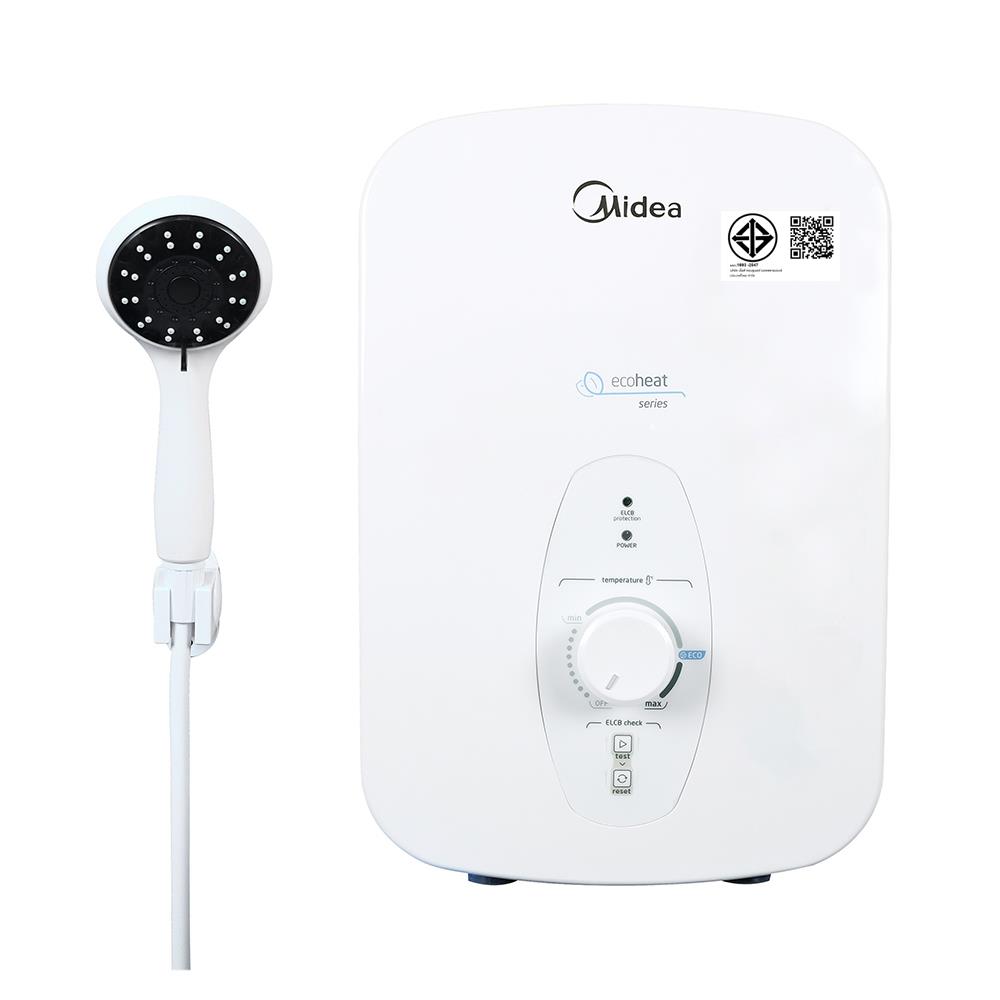 เครื่องทำน้ำอุ่น MIDEA DSK38Q สีขาว 3,800 วัตต์