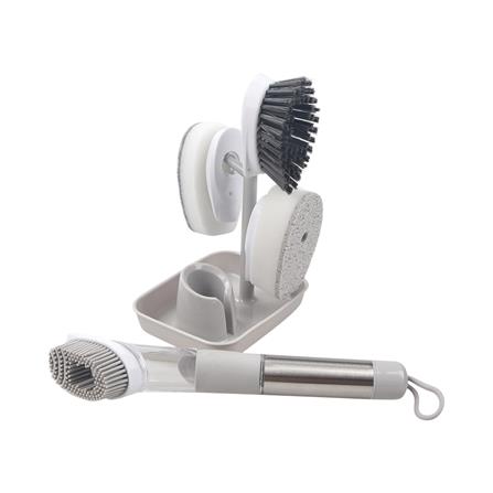 ชุดแปรงทำความสะอาด 4 IN 1 ACCO NAMI สีเทา_0