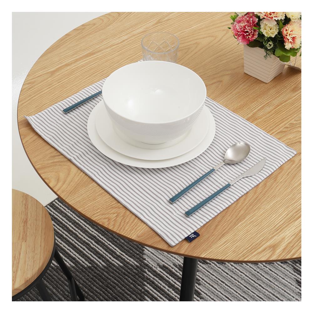 แผ่นรองจาน KECH BASIC GRID สีเทา