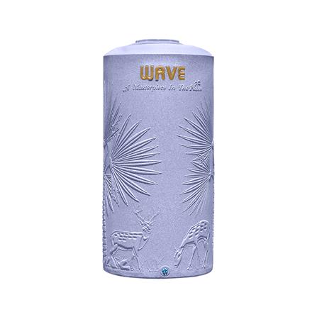 ถังเก็บน้ำ WAVE THE PALM 500 ลิตร สีม่วงขาวอมฟ้า