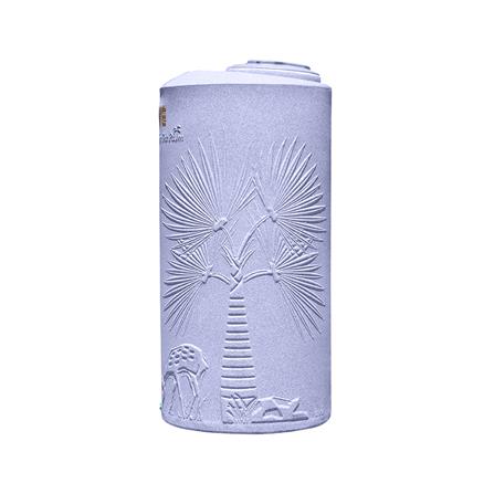 ถังเก็บน้ำ WAVE THE PALM 500 ลิตร สีม่วงขาวอมฟ้า_1