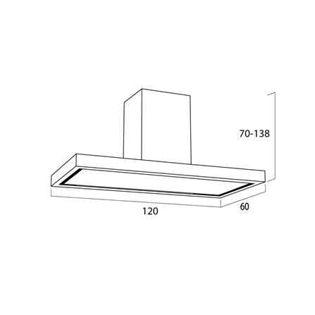 เครื่องดูดควันกลางห้อง LUCKY FLAME TR-1200IS 120 ซม._1